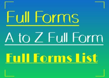 Full Forms List