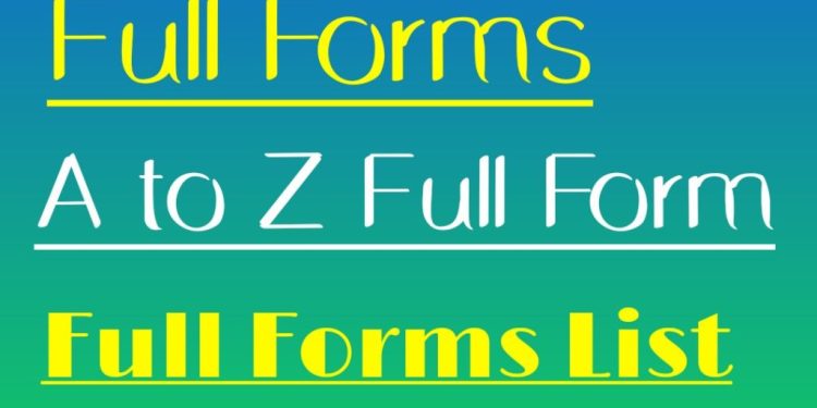 Full Forms List