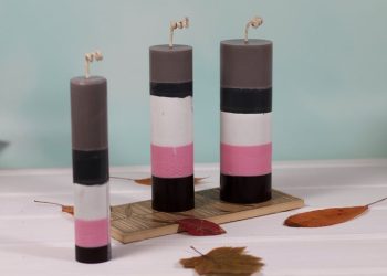 Instructions For Making Moulded And Round Pillar Candles